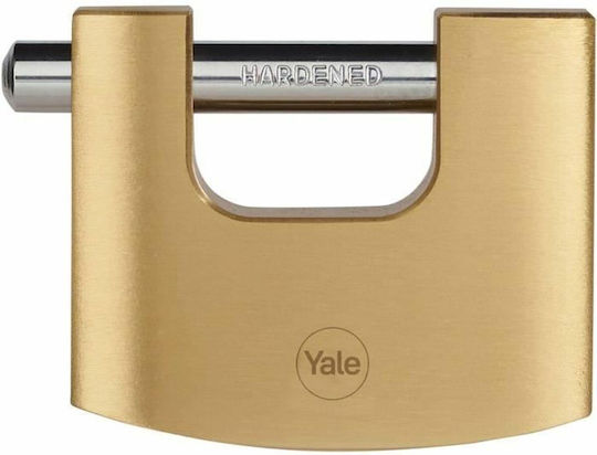 Yale Ορειχάλκινο Λουκέτο Τάκου με Κλειδί 80mm