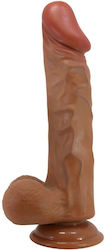 Baile Buraq Ρεαλιστικό Dildo με Όρχεις και Βεντούζα Flesh 24cm