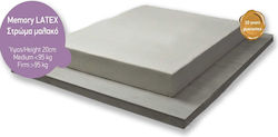Saltea din latex cu memorie 160x22x200 cm