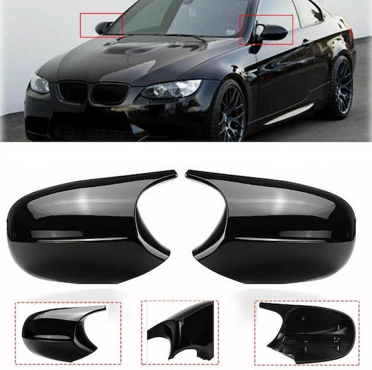 Комплект от 2 M-стил странични капаци за огледала за BMW 1-ва 3-та серия E81 E82 E87 E88 E90 E91 E92 E93 Facelift