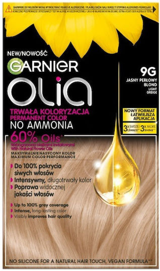 Garnier Olia Βαφή Μαλλιών 9G Light Greige 9gr