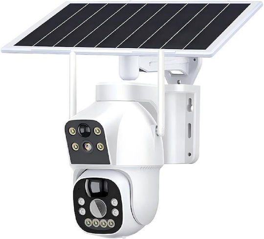 Anga AQ-8127IBW IP Κάμερα Παρακολούθησης 4G Full HD 1080p Αδιάβροχη Μπαταρίας με Αμφίδρομη Επικοινωνία και Φακό 3.6mm