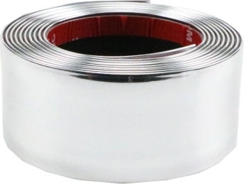Car Bumper Anti-Collision Strip 1m Silver 5cm