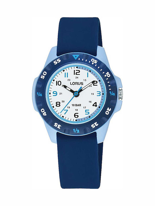 Lorus Αναλογικό Παιδικό Ρολόι 30mm Μπλε με Καου...