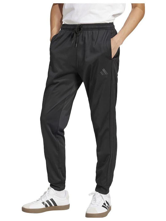 3-Stripes Tricot Лъскав с Ластик Black