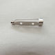 Silver Safety Pins 100 Pieces 32mm