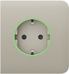 Ajax Systems Sidecover Μονή Χωνευτή Πρίζα Ρεύμα...