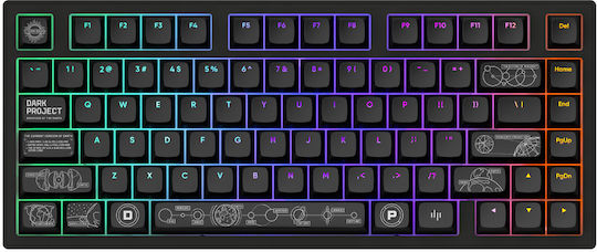 Dark Project ALU81A Terra Nova Wireless Gaming Mechanical Keyboard with G3MS Moonstone switches and RGB lighting (International English)