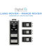 Digital IQ Διακόπτης Παραθύρων Αυτοκινήτου για Land Rover Range Rover / Range Rover Sport / Discovery Μαύρο