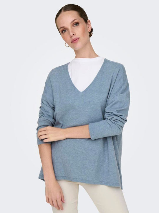 Only Life Women's Sweater Windword Blue