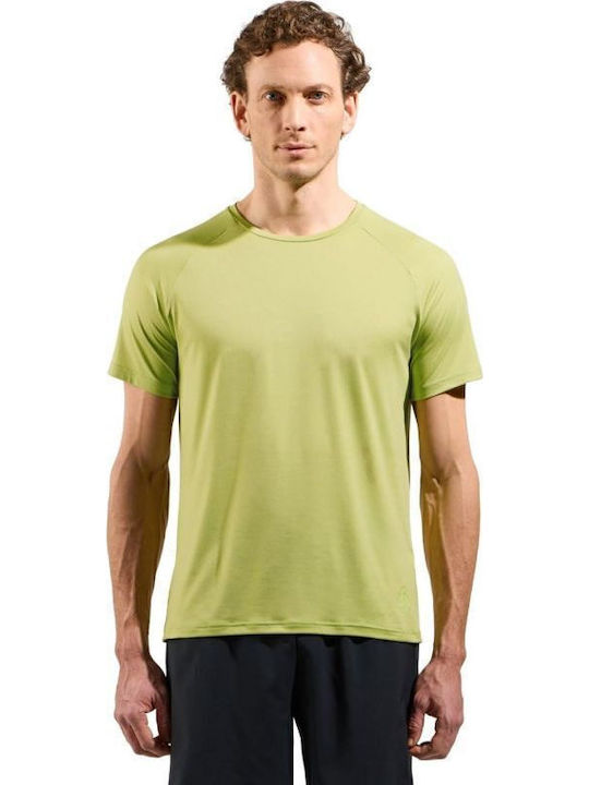 Odlo Fdry Sportliches Kurzarm T-Shirt Grün