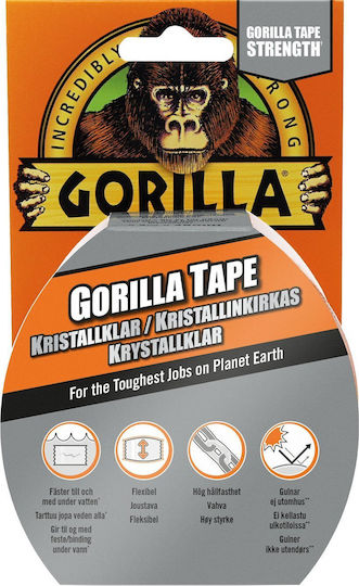 Gorilla Sports Gorilla Clear Repair Tape 48mm Klar 8,2 M