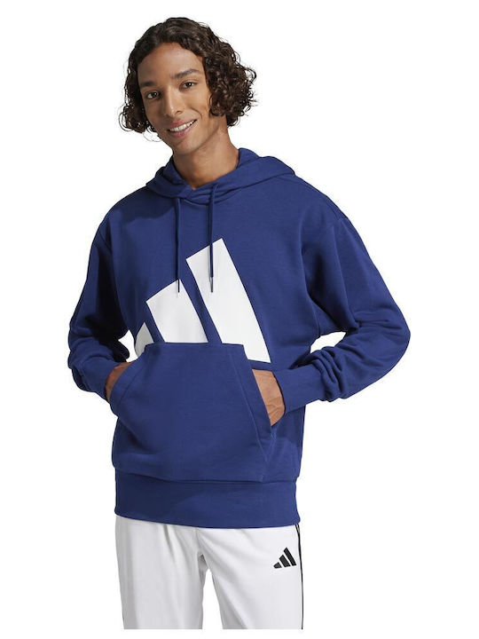 adidas Big Logo French Terry Суитшърт с Качулка...