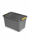 Orplast Kunststoff Aufbewahrungsbox mit Deckel Gray 58x39cm 1Stück