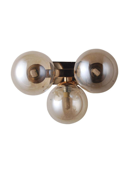 Italux Modern Lumină de Perete cu Soclu G9 Auriu