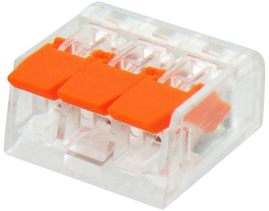 3-Positionen Schnellverbinderklemme 0,14-4mm² 32A 450V Pct-413 Hanmo