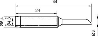 Soldering Iron Tip N9-3 Zd-8916 Zd-8917b Zd-8936