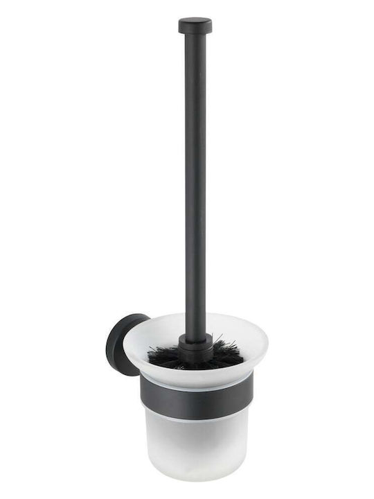 Wenko Glass Toilet Brush Black