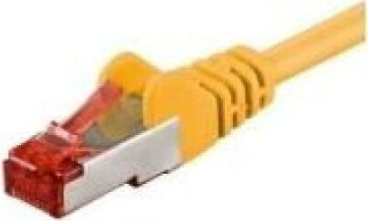 Goobay S/FTP Cat.6 Gigabit Ethernet Network Cable 0.5m Yellow