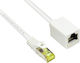 Alcasa S/FTP Kat.7 10Gbps Netzwerkkabel Ethernet 5m Weiß