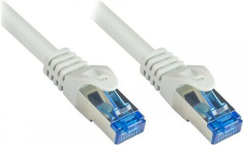 Alcasa S/FTP Kat.6a Gigabit Netzwerkkabel Ethernet 5m Graues