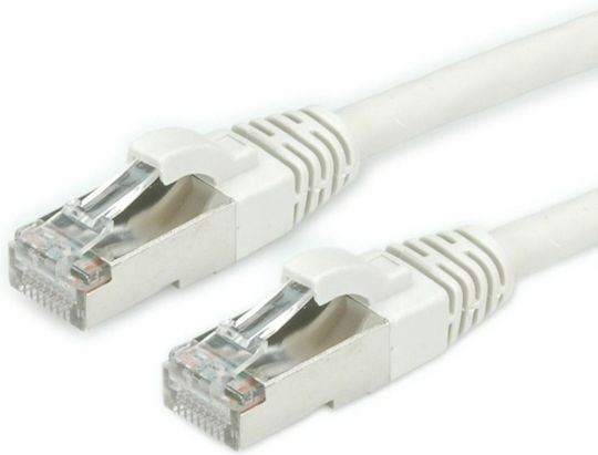 Roline S/FTP Cat.7 (10Gbps) Καλώδιο Δικτύου Ethernet 3m Γκρι