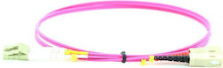 Microconnect FIB4220005P Fibră Optică LC/UPC-SC/UPC 0.5m Roz