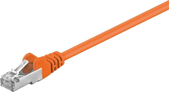 Wentronic F/UTP Cat.5e Ethernet Network Cable 10m Orange 1pcs
