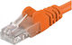PremiumCord U/UTP Cat.5e (Gigabit) Καλώδιο Δικτύου Ethernet 3m Πορτοκαλί