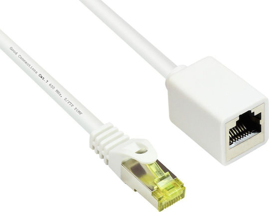 Good Connections S/FTP Cat.7 (10Gbps) Καλώδιο Δικτύου Ethernet 1m Λευκό