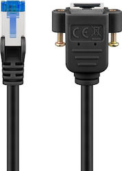 Triton S/FTP Cat.6a Cablu Ethernet 2m Negru