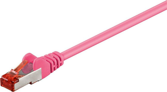 Goobay S/FTP Cat.6 (Gigabit) Καλώδιο Δικτύου Ethernet 50m Μωβ