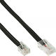 InLine U/UTP Καλώδιο Δικτύου Ethernet 3m Μαύρο