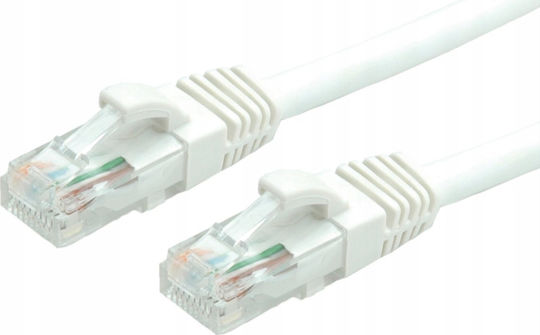 Value U/UTP Кат.6 (Gigabit) Мрежов Кабел Ethernet 10м Бял