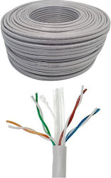 Netrack U/UTP Кат.6 Мрежов Кабел Ethernet 50м Сив