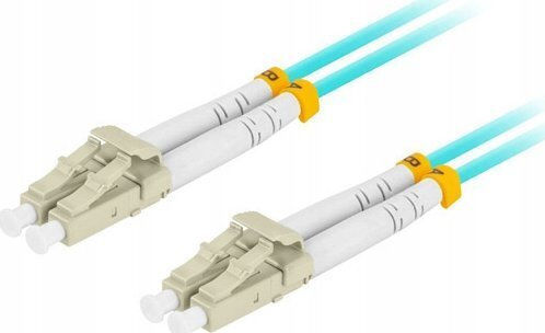 Lanberg Optical Fiber Cable LC/UPC-LC/UPC 10m Turquoise