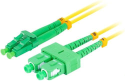Lanberg Οπτική Ίνα SC/APC-LC/APC 1m Κίτρινη Lanberg Οπτική Ίνα SC/APC-LC/APC 1m Κίτρινη