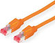 Triton S/FTP Cat.6 (Gigabit) Καλώδιο Δικτύου Ethernet 2m Πορτοκαλί