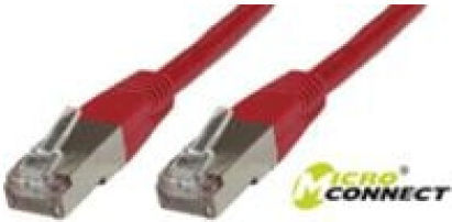 Microconnect U/UTP Кат.6 (Gigabit) Мрежов Кабел Ethernet 20м Червен