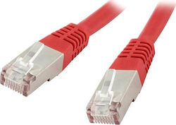 XtendLan U/UTP Cat.6 Καλώδιο Ethernet 0.25m Κόκκινο 10τμχ