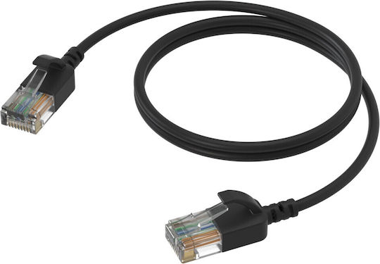 Procab U/UTP Cat.6a Cablu de rețea Ethernet 3m Negru 1buc