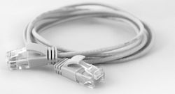 Wantec U/UTP Cat.6a Καλώδιο Ethernet 0.2m Λευκό