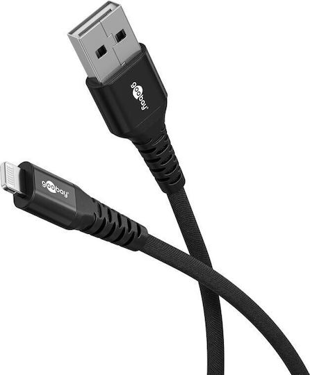 Goobay Regular USB-A la Cablu Lightning 60W Negru 0.5m (74485)