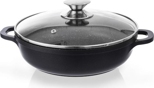 Orion Grande Aluminum Pan with Lid with Non-Stick Interior Coating 28cm