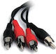 PremiumCord Cablu 2x RCA de sex masculin - 2x RCA de sex masculin 2m