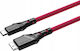 Eaton Regular USB 2.0 to micro USB Cable Μωβ 5m 1τμχ