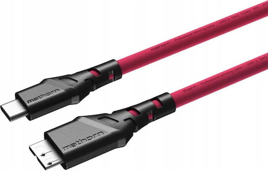 Eaton Regular USB 2.0 to micro USB Cable Μωβ 5m 1τμχ