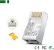 RJ45 8p8c Щепсел за натискане FTP Cat6a Кабел Метален Позлатен