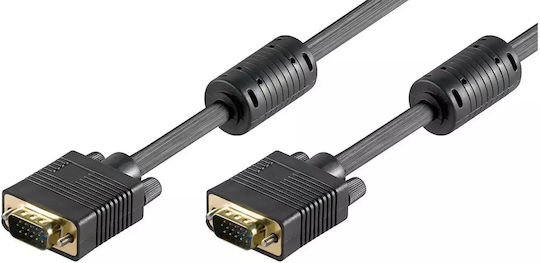 Microconnect Kabel VGA-Stecker - VGA-Stecker Schwarz 1m (MONGG1FB)