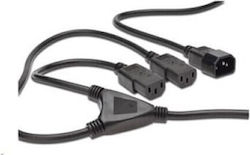 PremiumCord IEC C13 / IEC C14 - IEC C13 / IEC C14 Cable 2m Μαύρο PremiumCord IEC C13 / IEC C14 - IEC C13 / IEC C14 Cable 2m Μαύρο